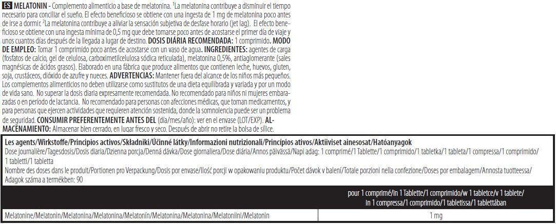 Mélatonine - Melatonin - 90 Comprimés 4/5