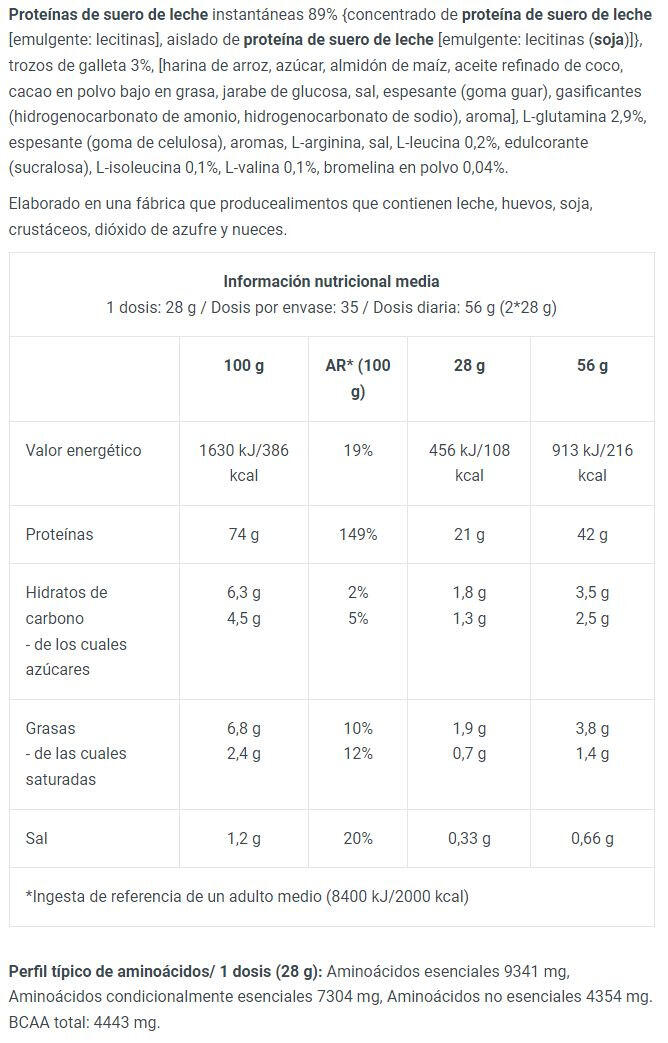 BioTechUSA 100% Pure Whey 454 gr 5/6
