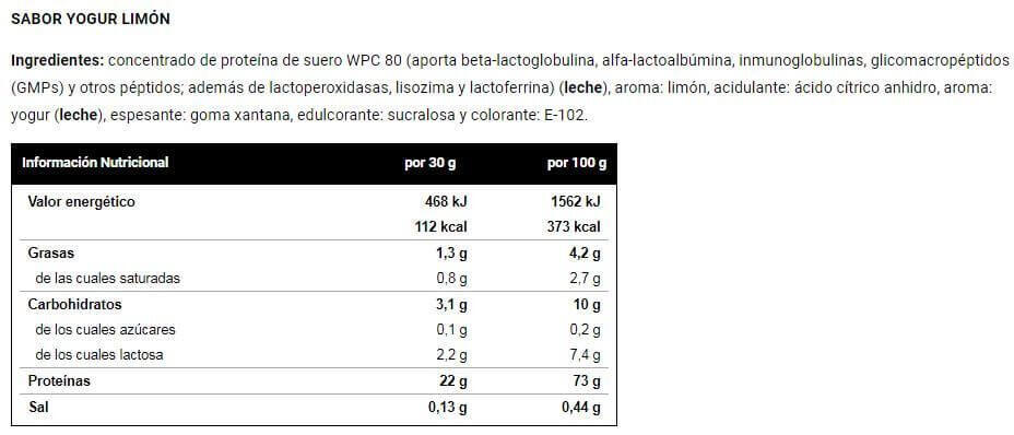 100 % Molkenprotein – 2 kg Zitronenjoghurt VitoBest 3/4