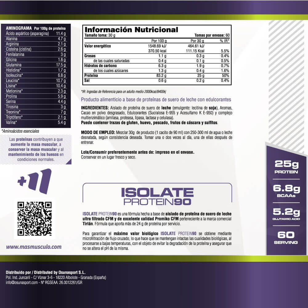 Isolate 90 CFM - 1,8 kg Cappuccino de MASmusculo 5/6