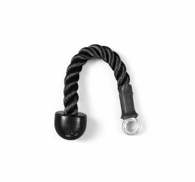 Corda tricipiti singola 35 cm nylon per carrucole alte e basse