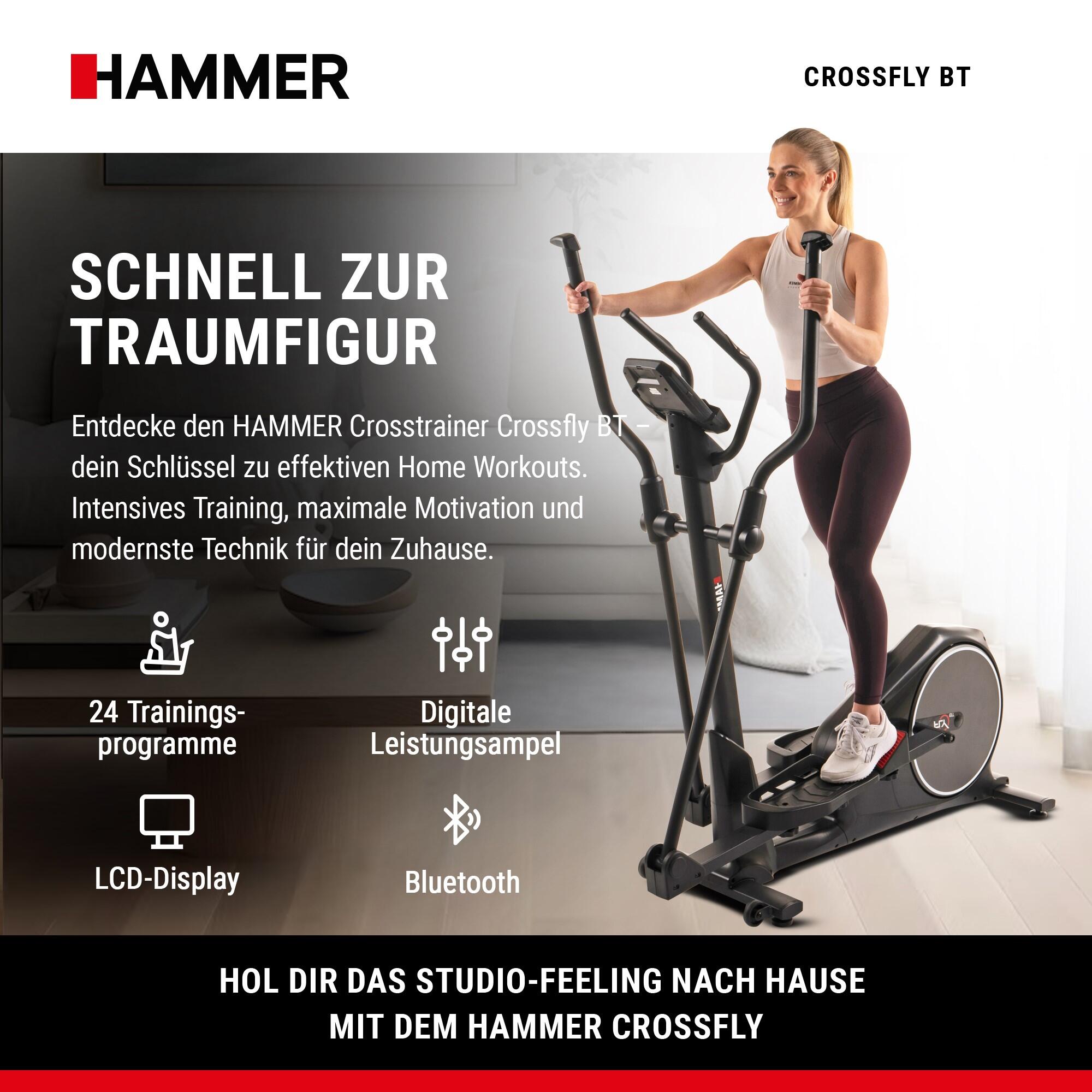 Elíptica Crossfly XTR BT Hammer con envío, montaje y puesta en marcha incluido 2/7