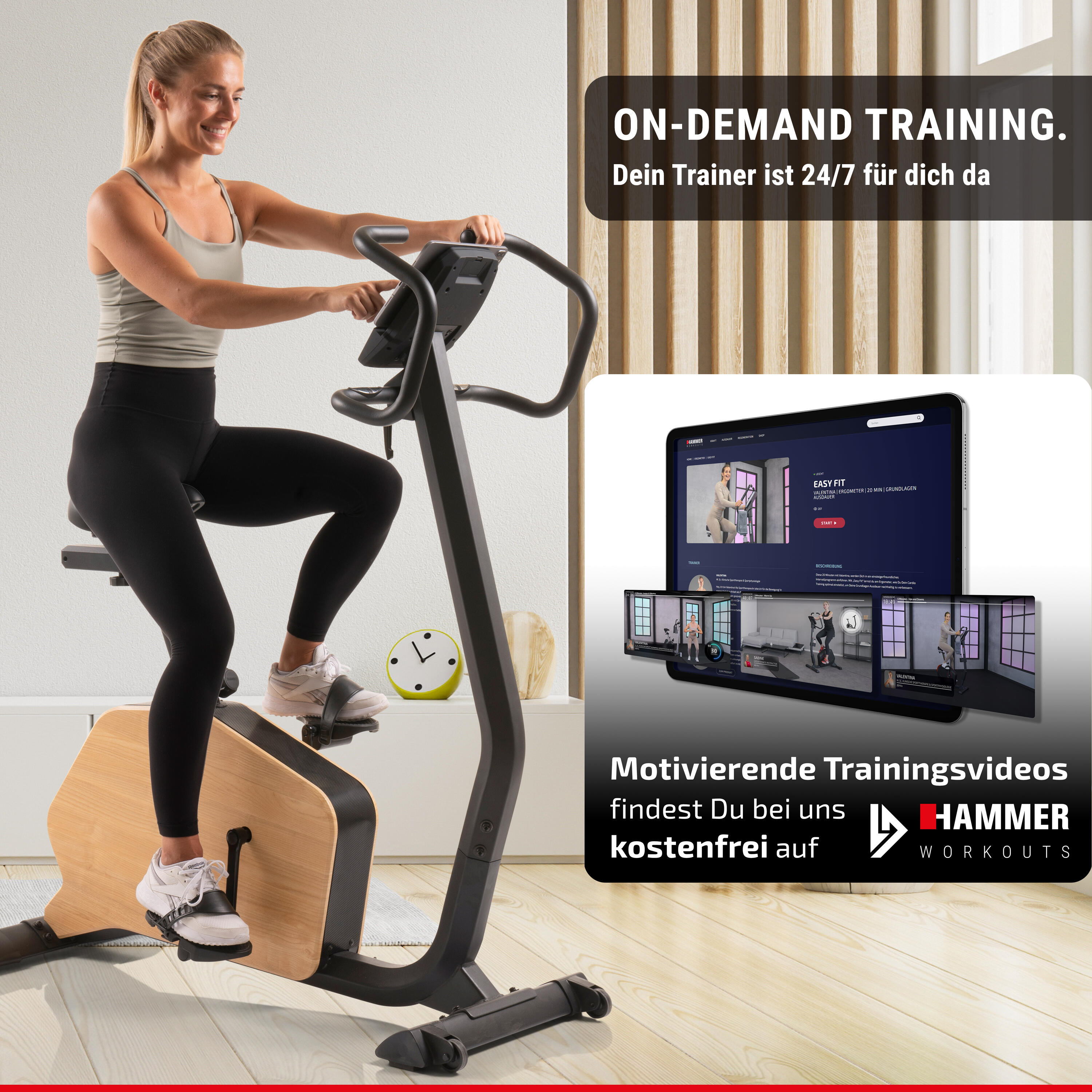Bicicleta estática Cardiopace 5.0 Norsk Hammer envío, montaje y puesta en marcha 3/8