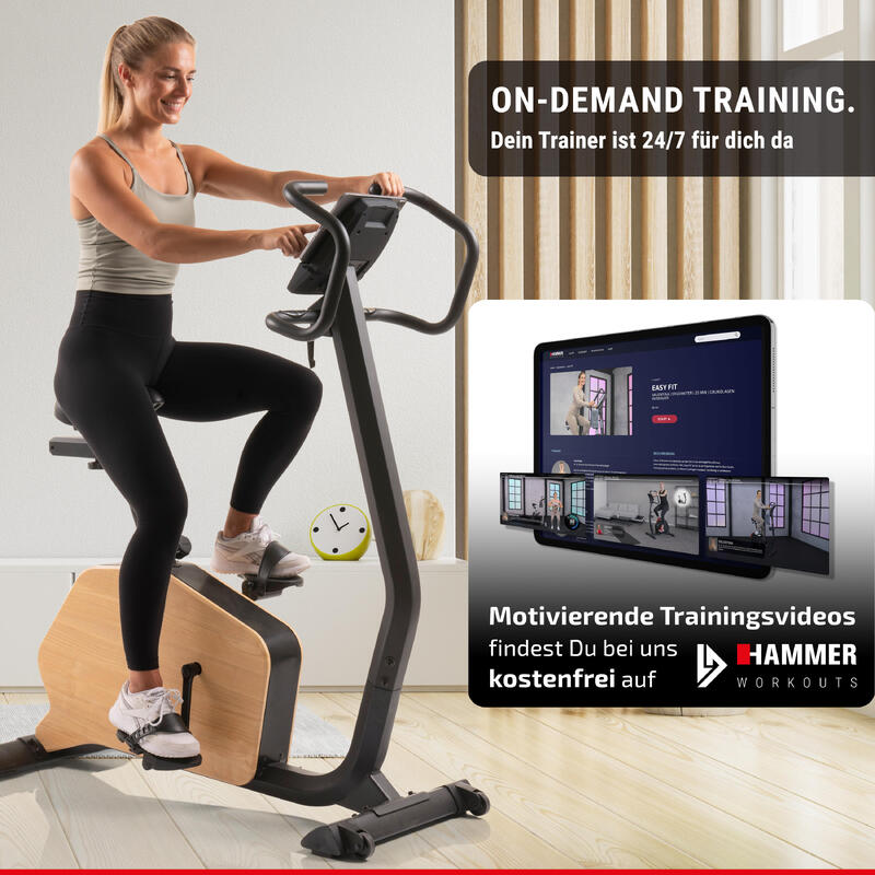 Bicicleta Fitness Hammer Cardio Pace 5.0 NorsK cu sistem de franare magnetic
