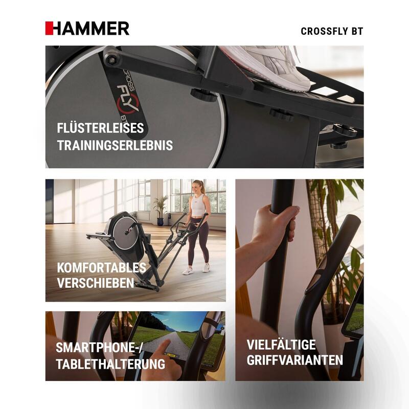 Bicicleta Eliptica Hammer Crossfly BT Crosstrainer