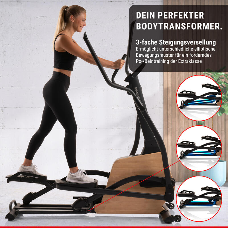 Bicicleta eliptica Hammer CrossPace 5.0 NorsK