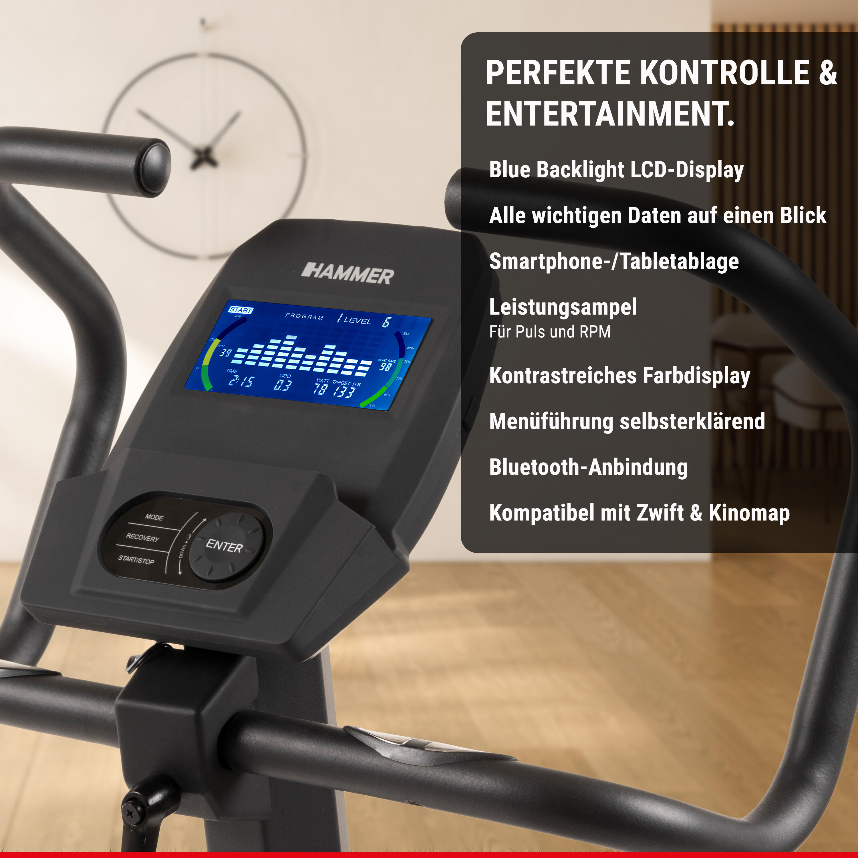 Bicicleta estática Cardiopace 5.0 Norsk Hammer envío, montaje y puesta en marcha 5/8