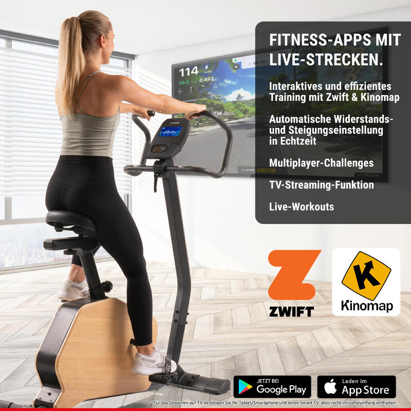 Bicicleta Fitness Hammer Cardio Pace 5.0 NorsK cu sistem de franare magnetic