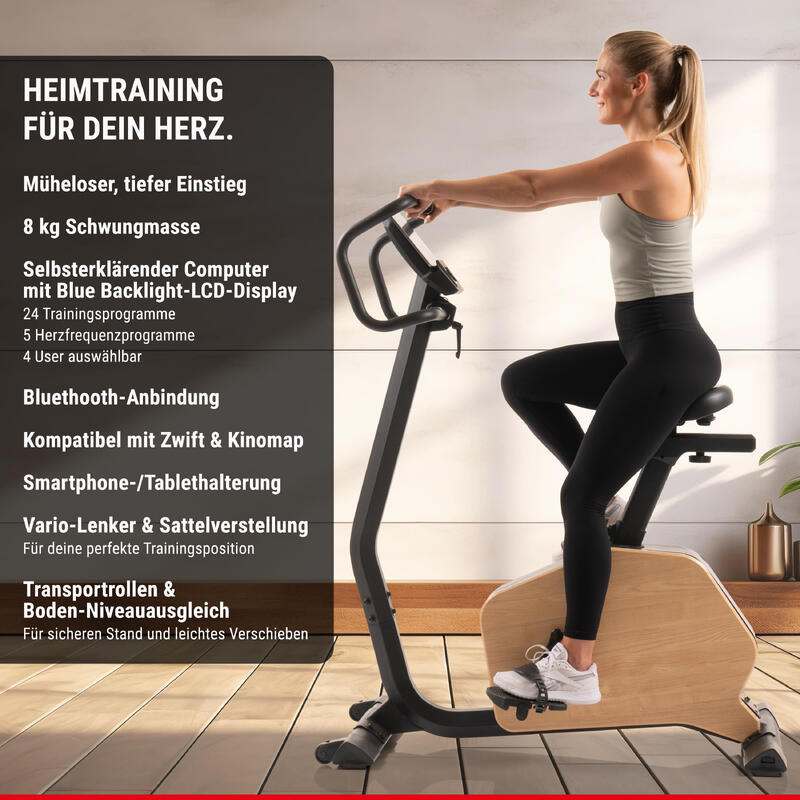 Bicicleta Fitness Hammer Cardio Pace 5.0 NorsK cu sistem de franare magnetic