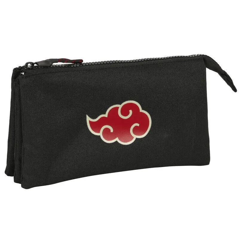 Children's triple Pencil case Educa Borras Naruto Shippuden Teen