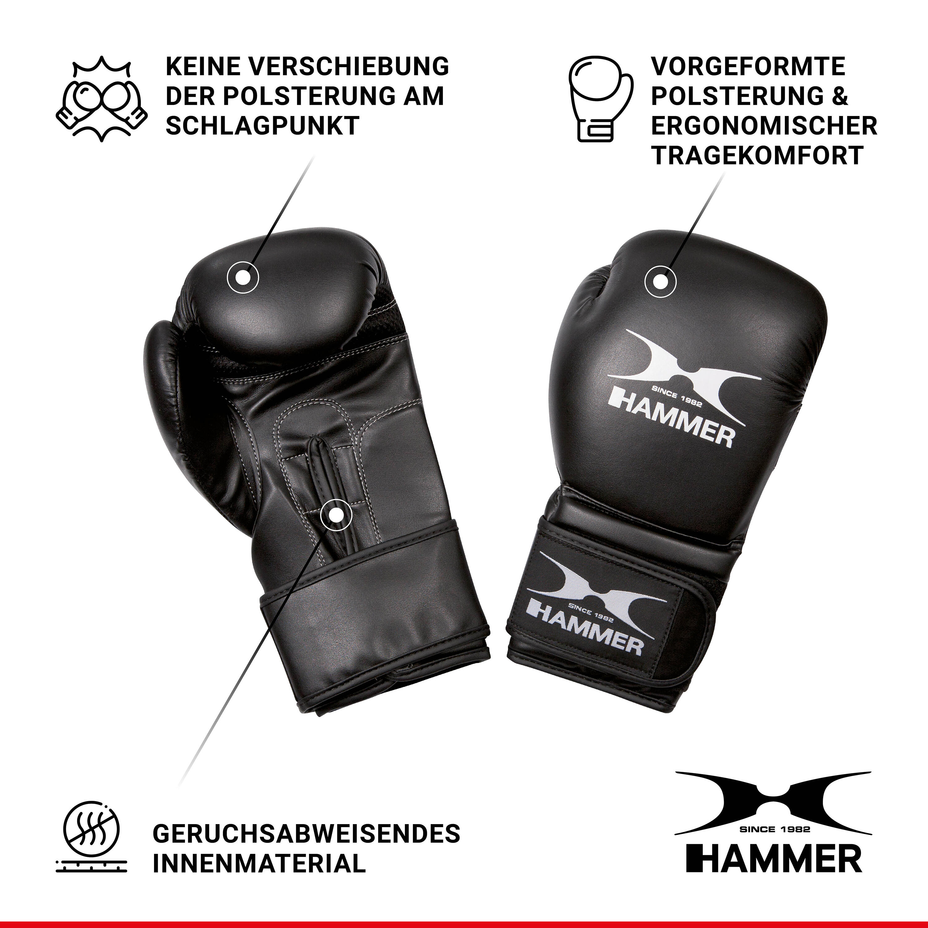 Set de boxeo Cobra 100cm + guantes - Negro - Duradero - Todas las edades- unisex 7/7