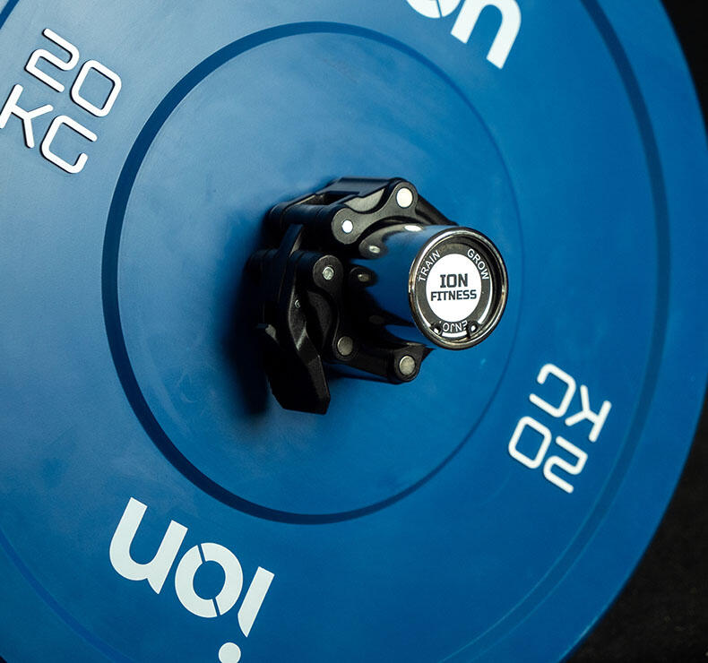 Blocs de barre olympique en nylon noir  (paire) 2/3