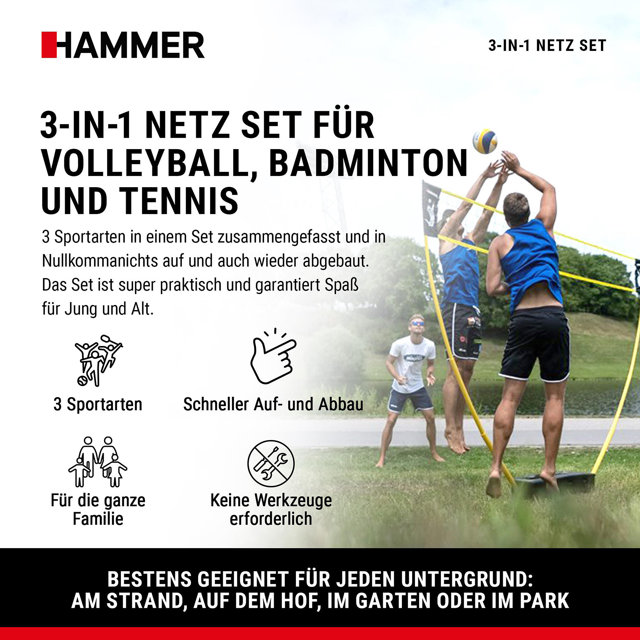 Filete 3 en 1 Hammer 2/7