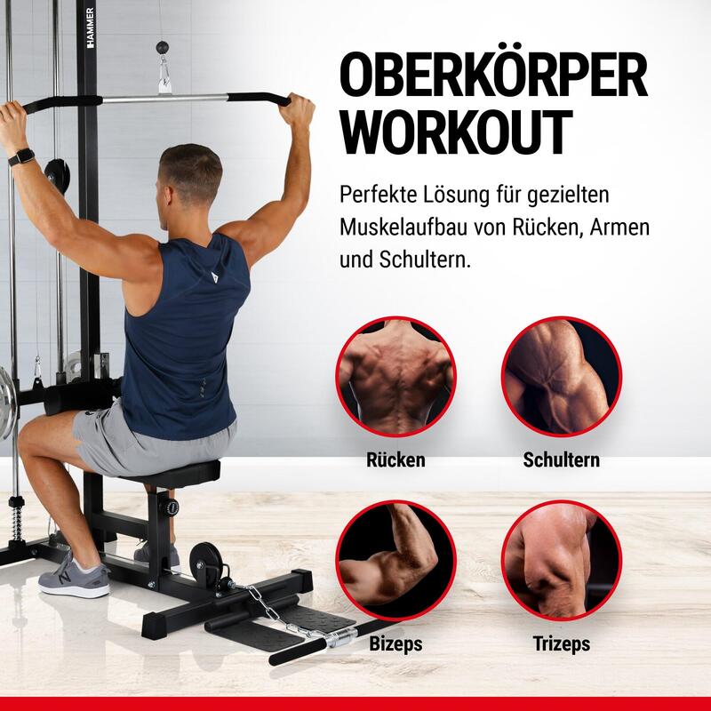 Aparat fitness multifunctional Hammer Multi - Lat Tower