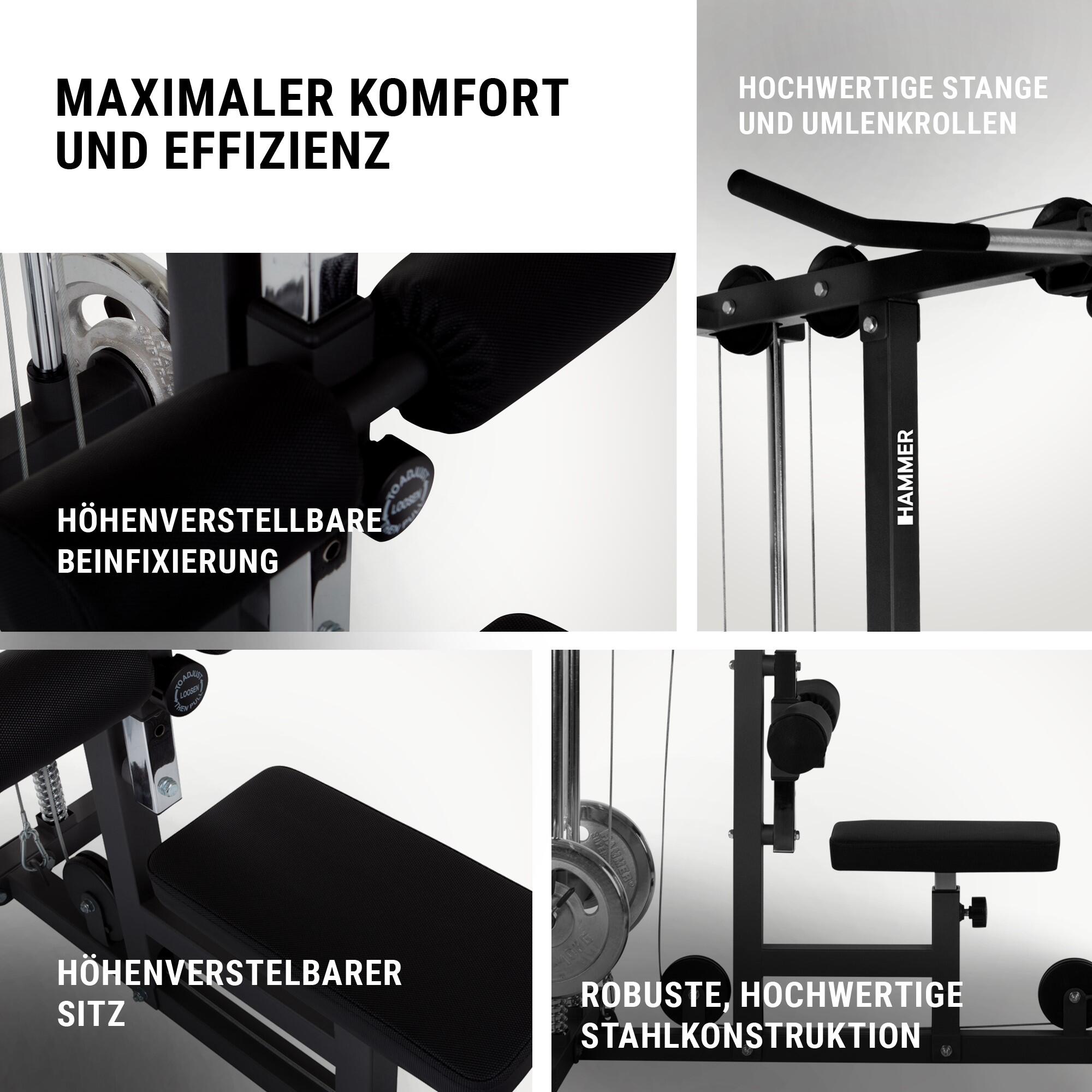 Multiestación Hammer TORRE MULTI LAT, con envío y montaje incluido 4/8