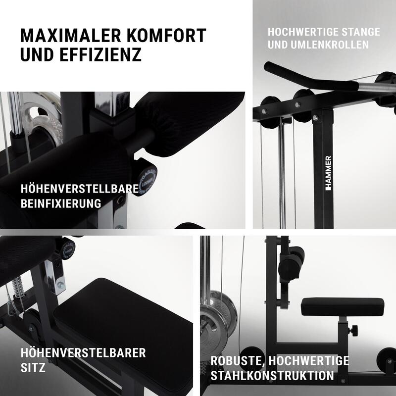 Aparat fitness multifunctional Hammer Multi - Lat Tower