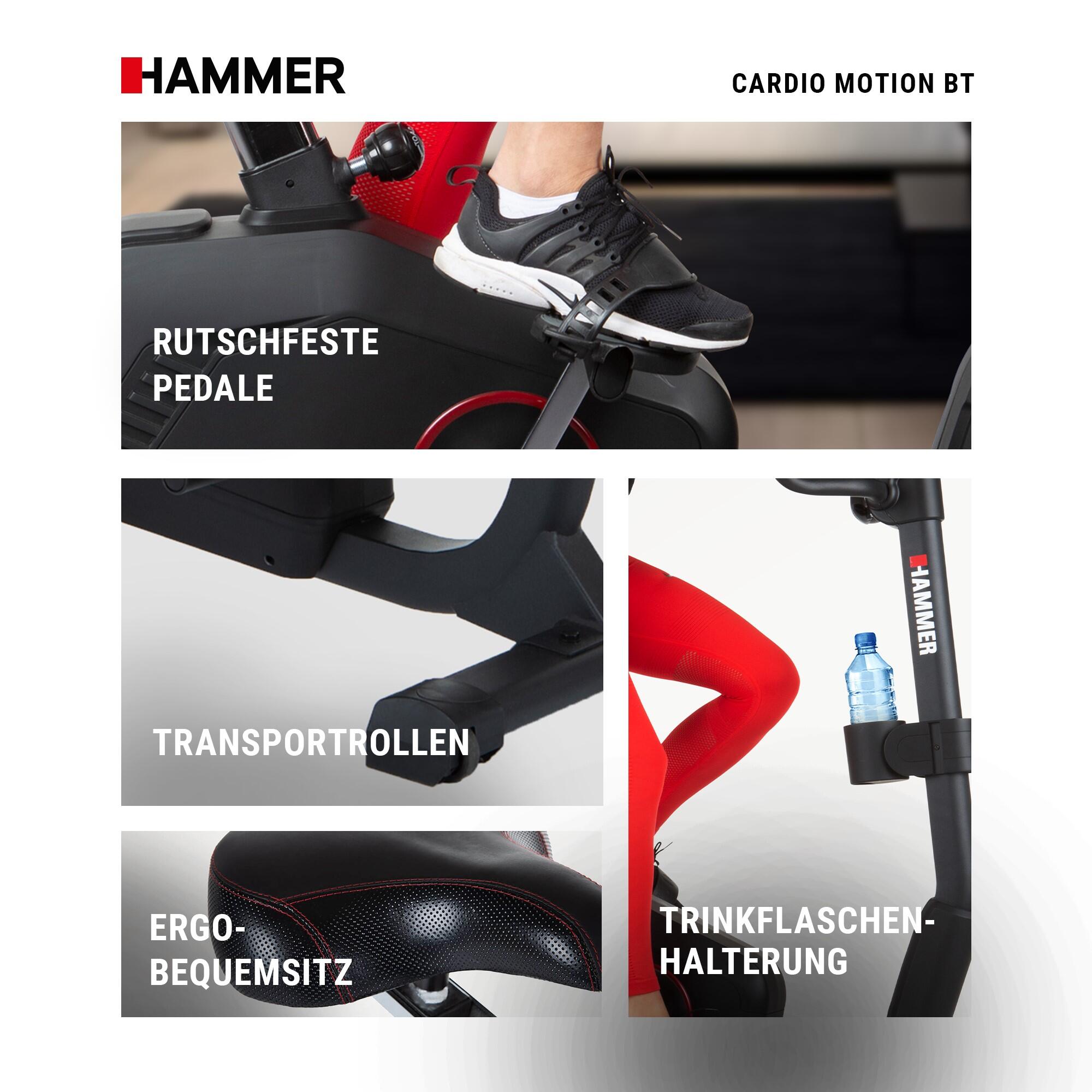 Bicicleta estática CARDIO MOTION BT Hammer envío, montaje y puesta en marcha 6/7