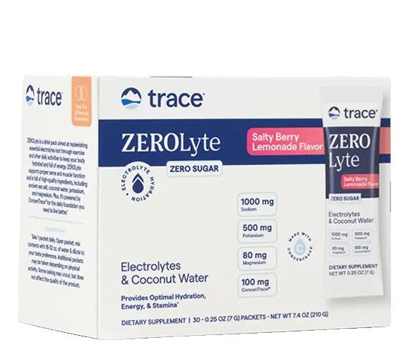 Trace Minerals-Zerolyte Sós Bogyós Gyümölcs ízű Elektrolit Ital + Kókuszvíz 210g 1/7