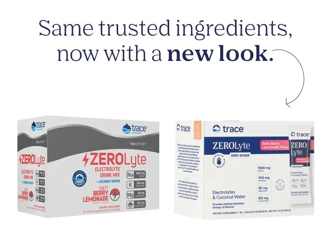 Trace Minerals-Zerolyte Sós Bogyós Gyümölcs ízű Elektrolit Ital + Kókuszvíz 210g 7/7