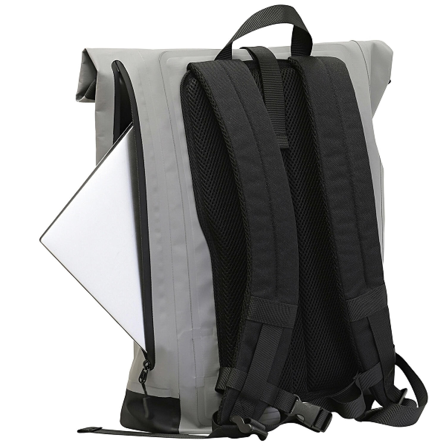 Sac à dos Voyage Citymood Rain Imperméable, extensible Gris 3/6