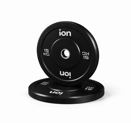 Disque pare-chocs olympique noir (1 unité) - 10kg