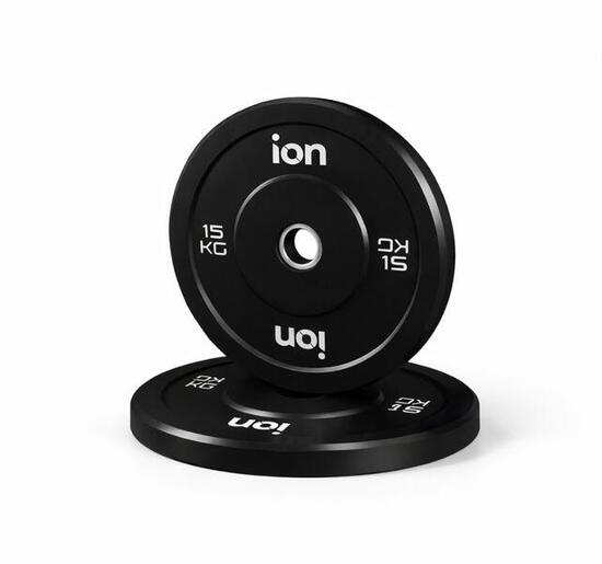 Disque pare-chocs olympique noir (1 unité) - 15kg