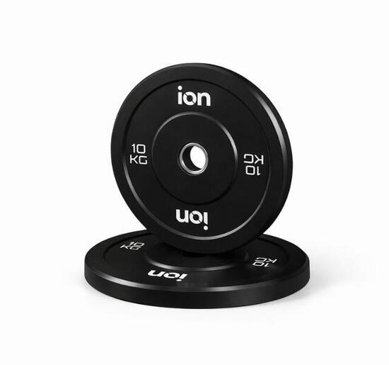Disque pare-chocs olympique noir (1 unité) - 10kg