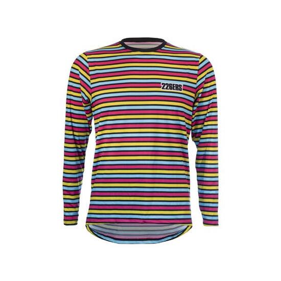 RUNNING JERSEY HYDRAZERO STRIPES BLACK SIZE XXS