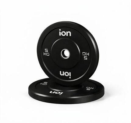 Disque pare-chocs olympique noir (1 unité) - 10kg