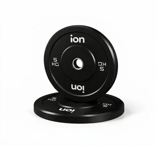 Disque pare-chocs olympique noir (1 unité) - 5kg