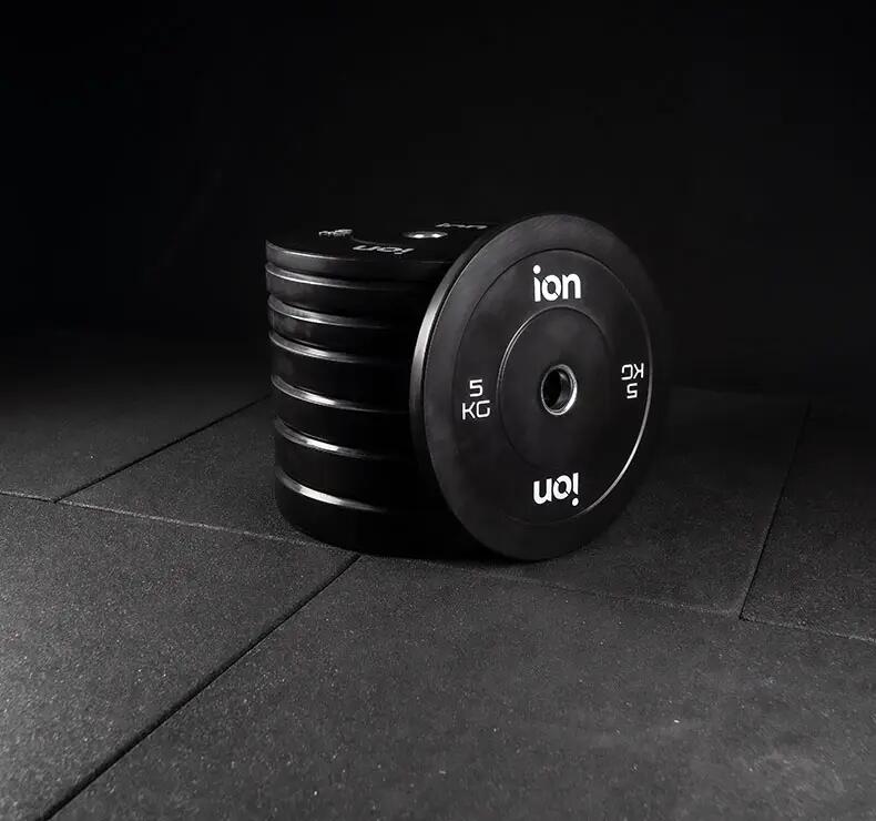 Set de Disques Olympiques Bumper  Noir - 150kg 2/5