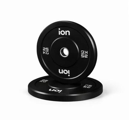 Disque pare-chocs olympique noir (1 unité) - 10kg
