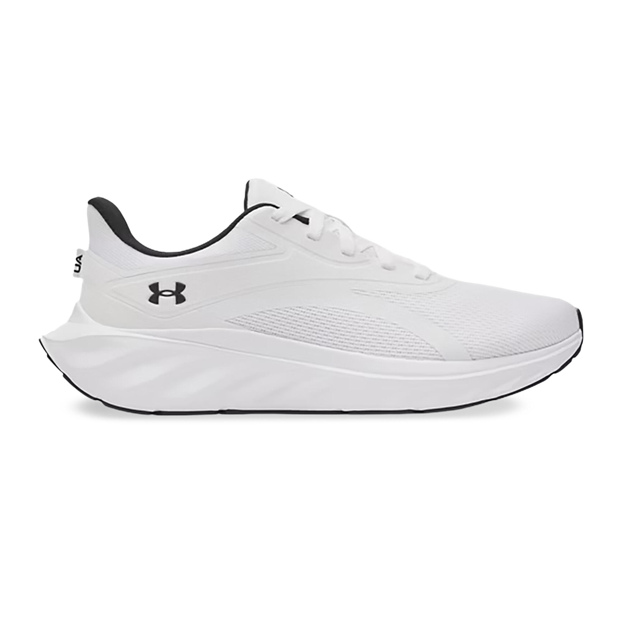 Scarpe da corsa da uomo Under Armour Ascend bianco/nero/grigio distante 2/6