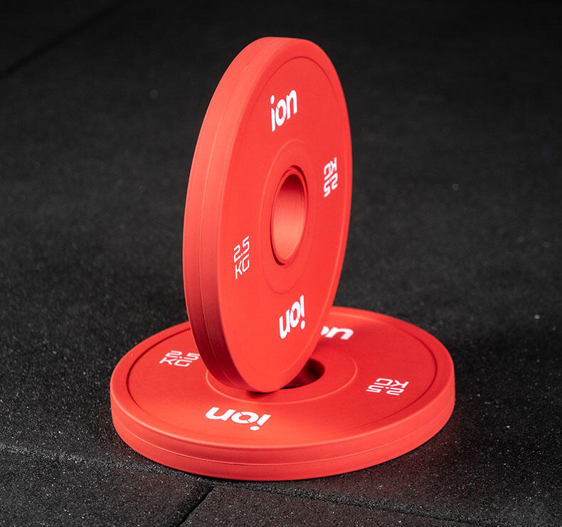 Disco olimpico frazionario in gomma  (1 unità) - 2.5kg 2/3