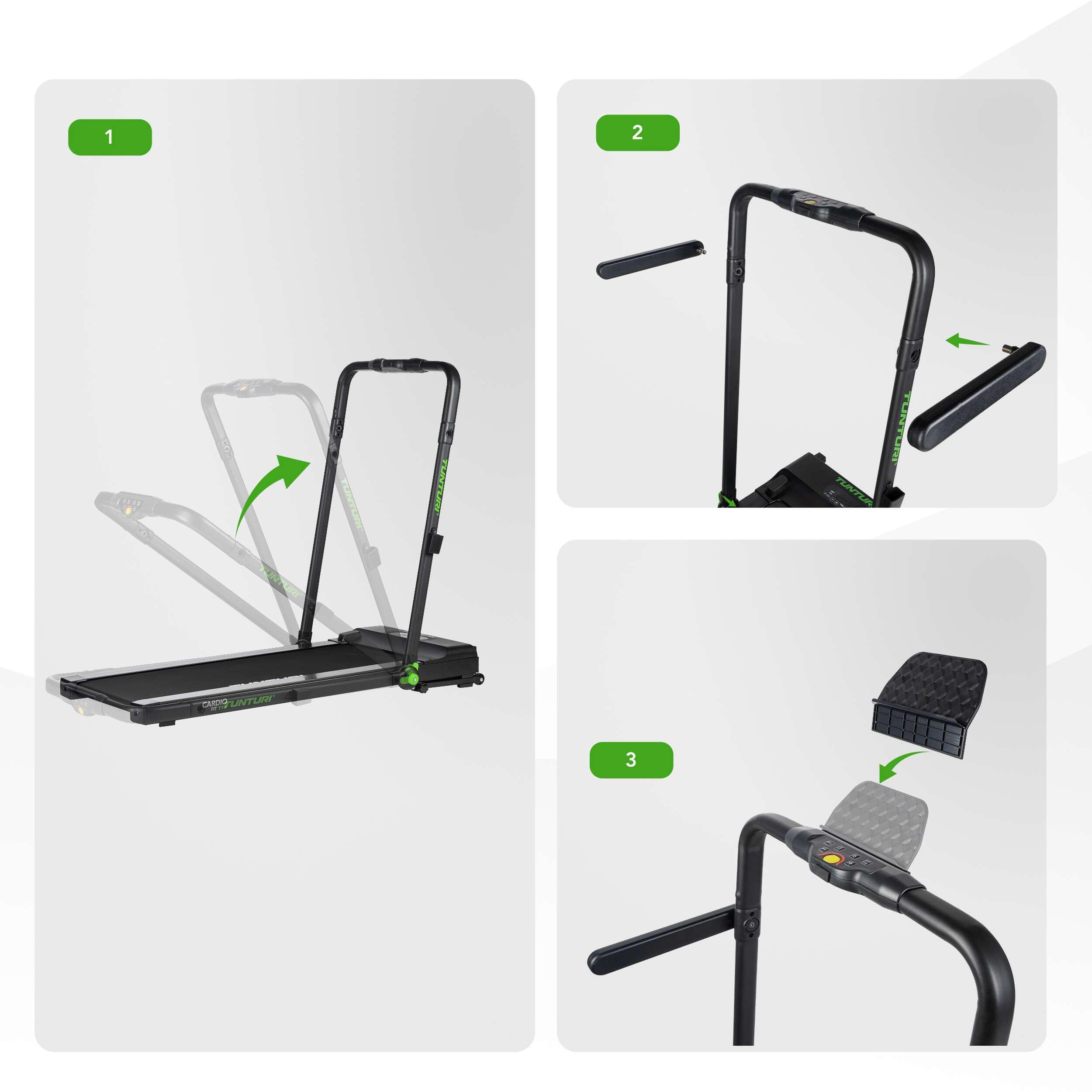 Loopband – Compact, inklapbaar, tot 12 km/u, met afstandsbediening – T10 5/7