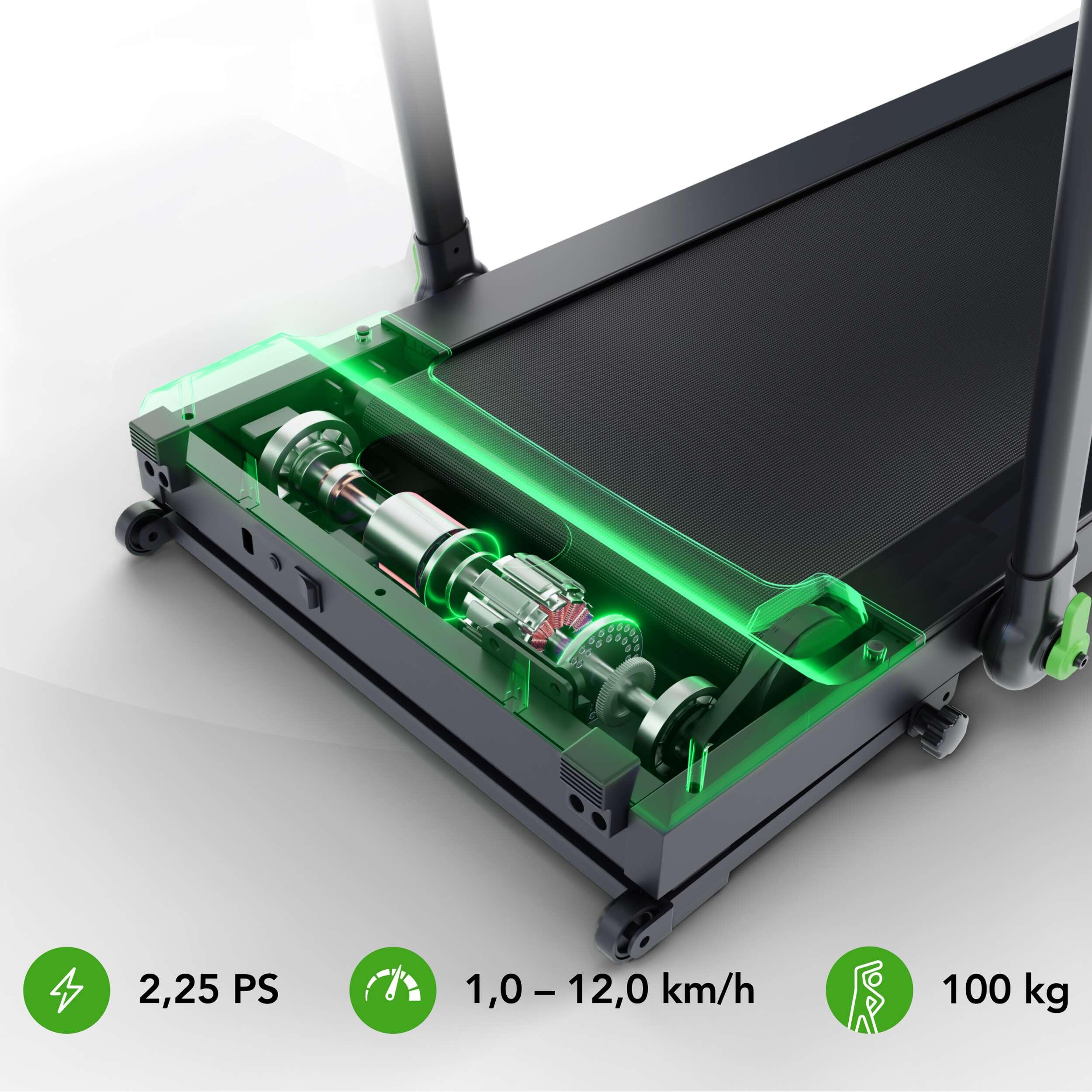 Loopband – Compact, inklapbaar, tot 12 km/u, met afstandsbediening – T10 6/7