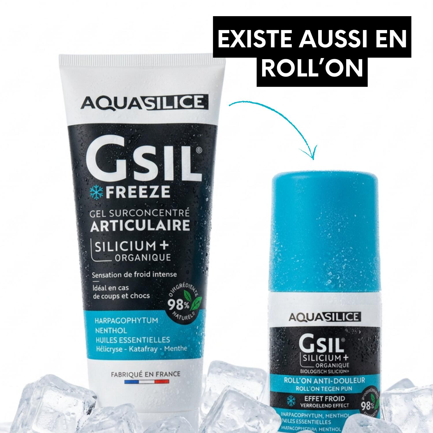 Gel froid récupération sportive – muscles et articulations – effet cryo 6/7