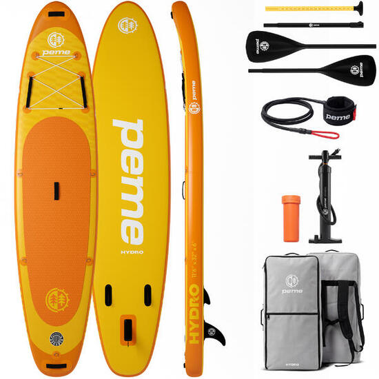 Pack Stand up paddle gonflable 11'6 350x81x15 cm - touring, stable, 2 personnes