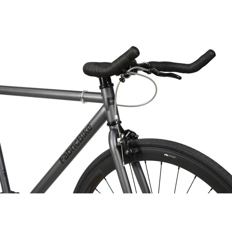 Original - Bicicletă fixie Hi-Ten oțel 28". Graphite