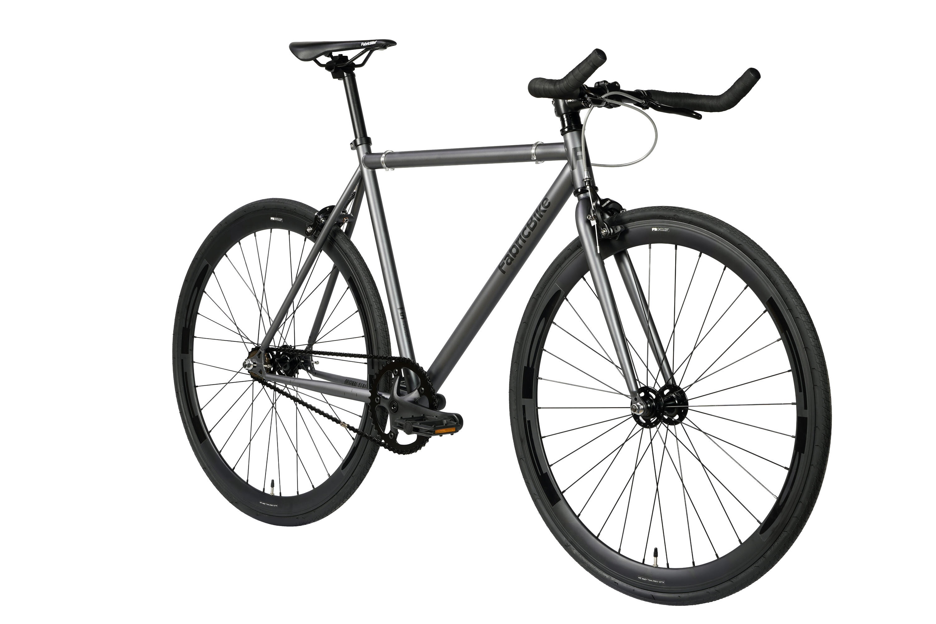 Vélo Fixie Original Hi-Ten Acier 28" - Graphite 2/7