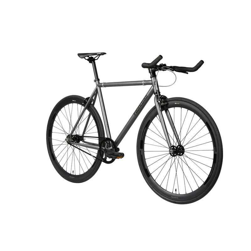 Original - Bicicletă fixie Hi-Ten oțel 28". Graphite