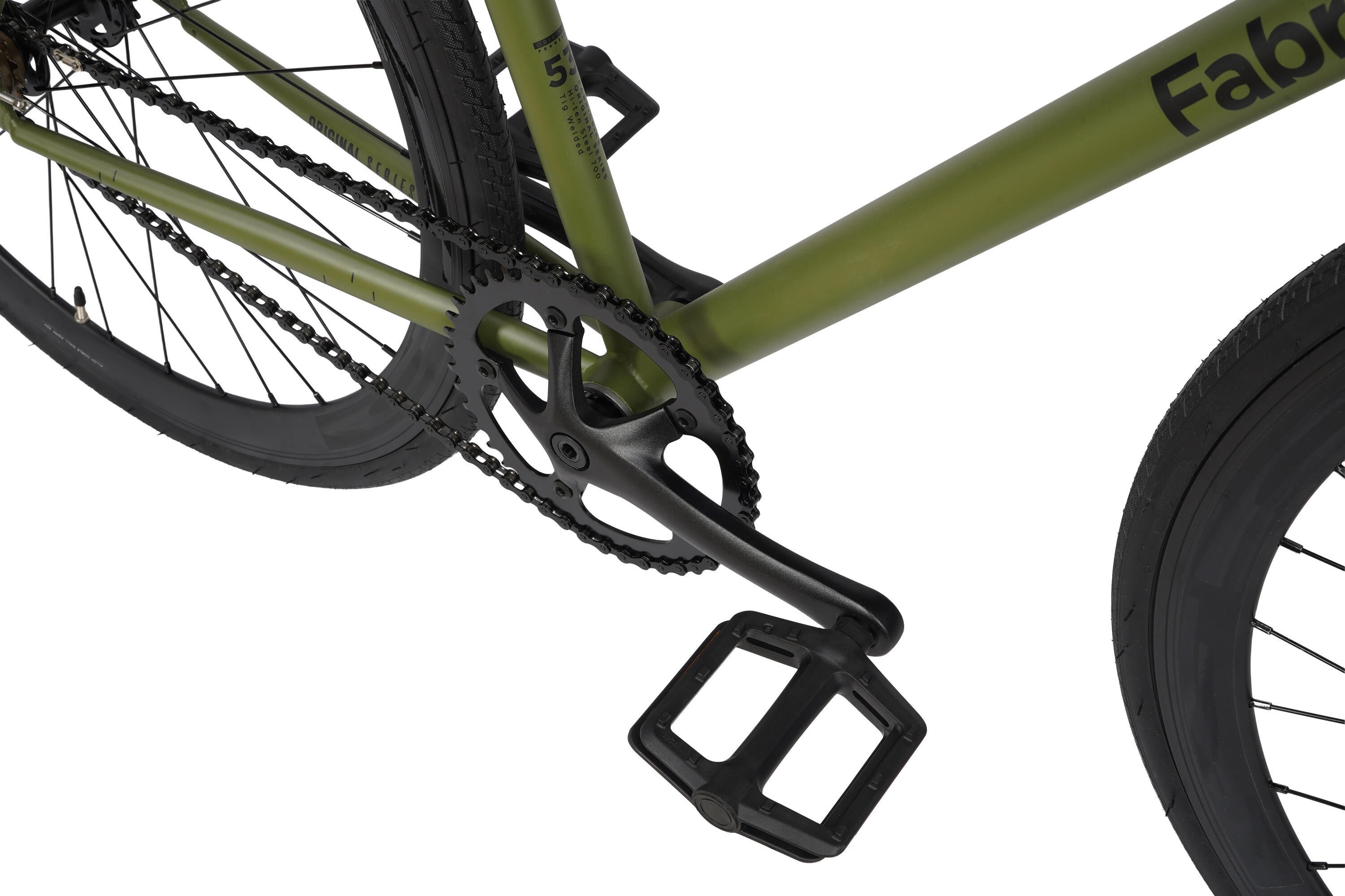 Vélo Fixie Original Hi-Ten Acier 28" - Cayman Green 5/7