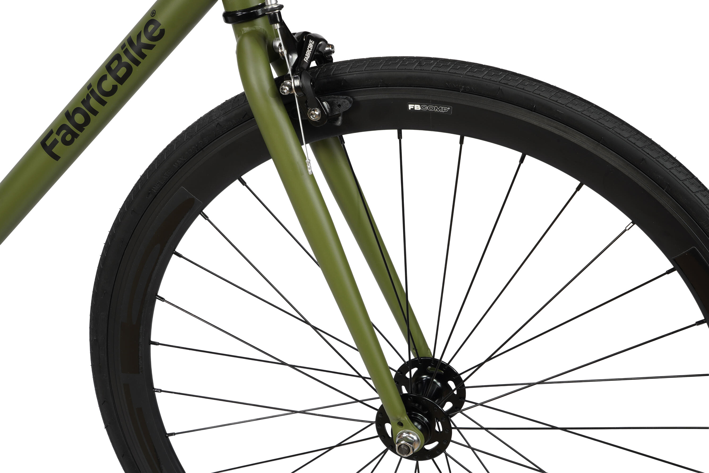 Vélo Fixie Original Hi-Ten Acier 28" - Cayman Green 4/7
