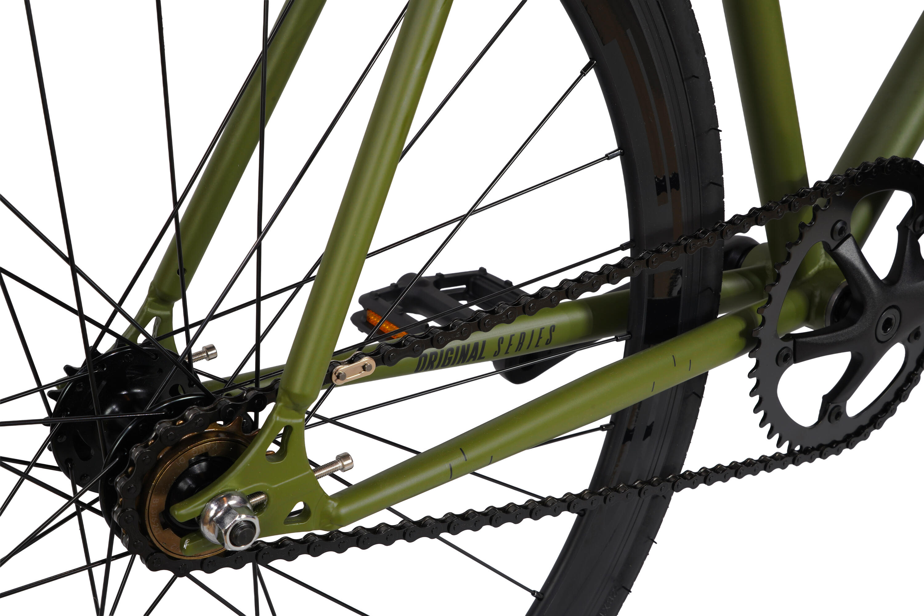 Vélo Fixie Original Hi-Ten Acier 28" - Cayman Green 7/7