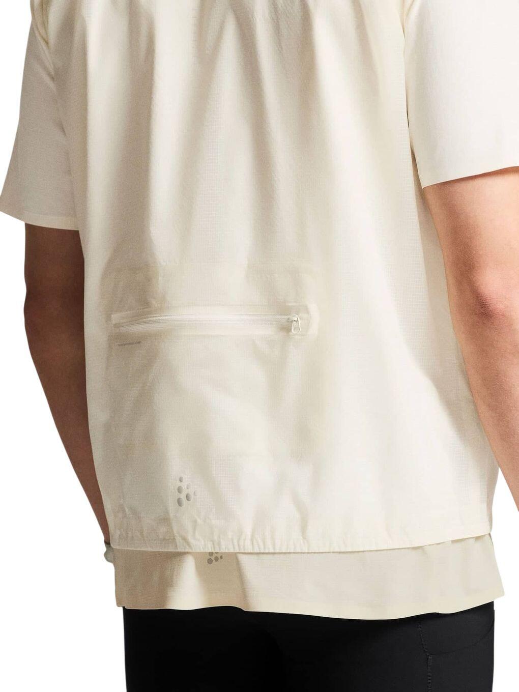 Gilet Coupe-Vent Craft Hypervent Blanc Homme 3/7