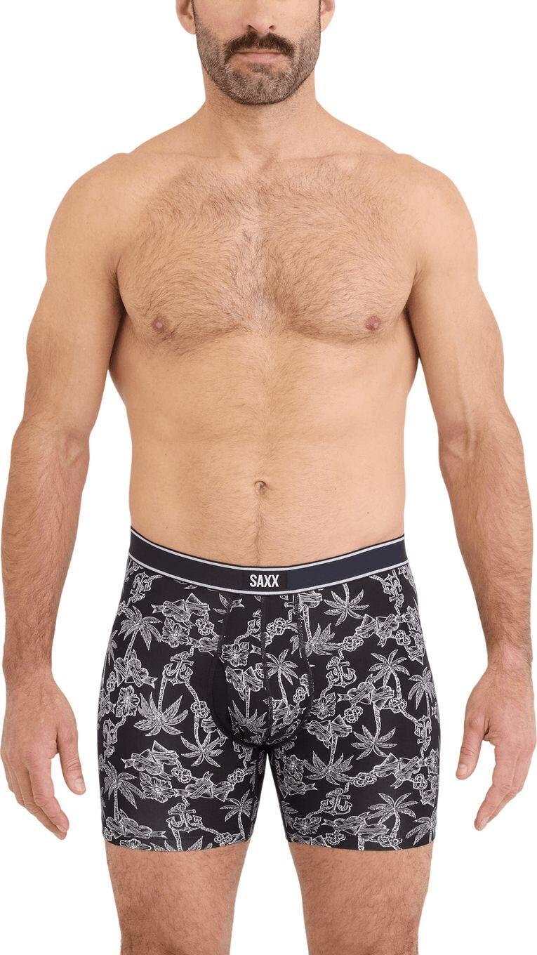 Boxer Saxx Daytripper Comfort Stretch Brief Nero/Grigio Uomo 2/4