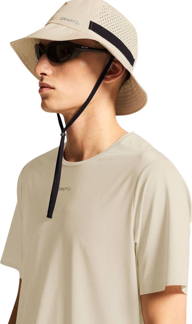 Camisola de manga curta Craft Pro Trail bege para homem 2/7