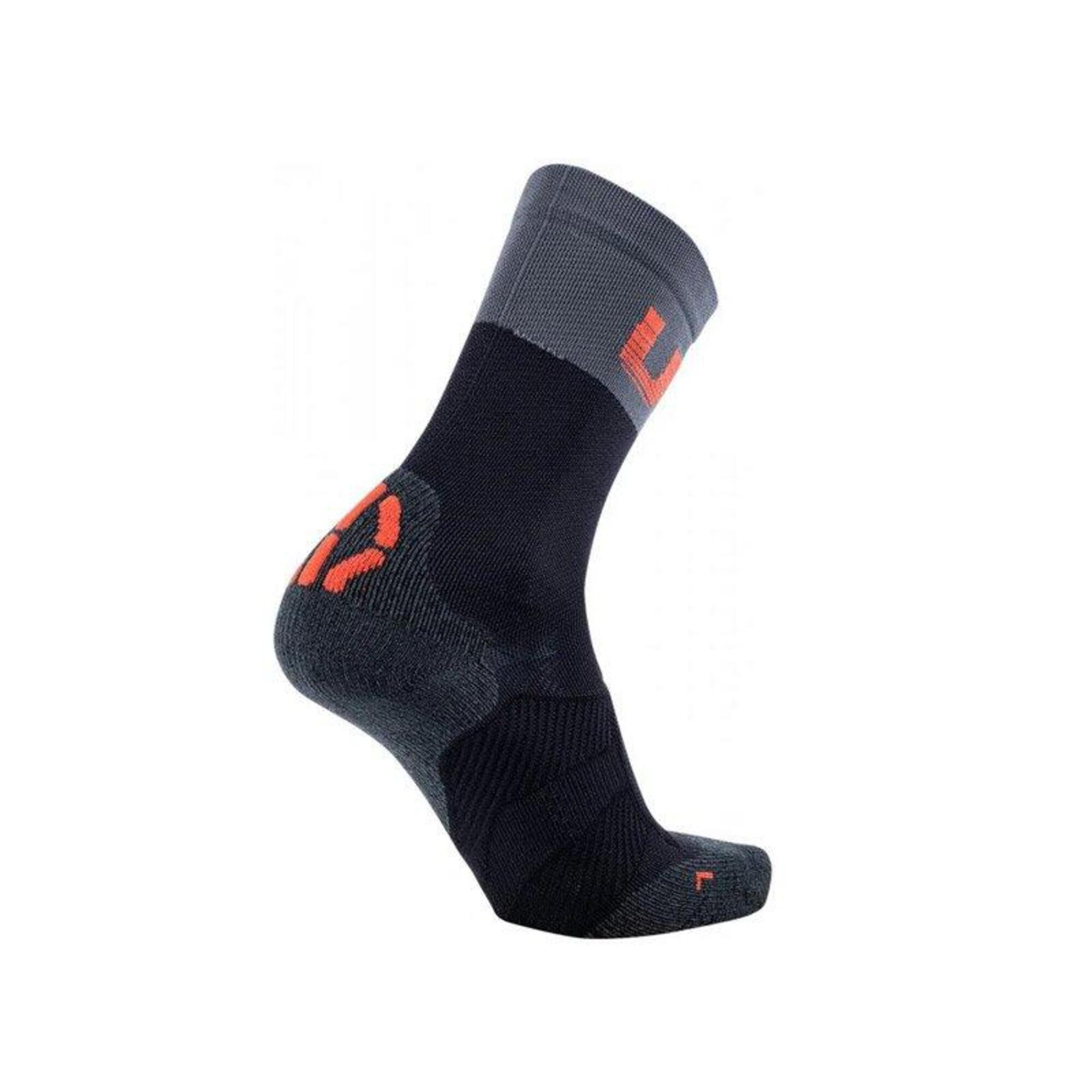 Skarpety do rolek UYN Light Mens Socks Black Grey Hibiskus 2021