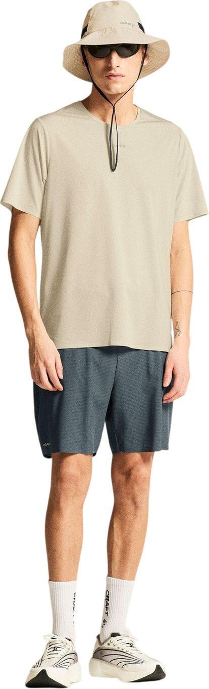 Camisola de manga curta Craft Pro Trail bege para homem 4/7