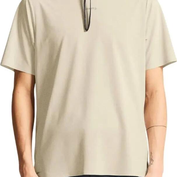 Craft Pro Trail Short Sleeve Shirt, Beige, Men's